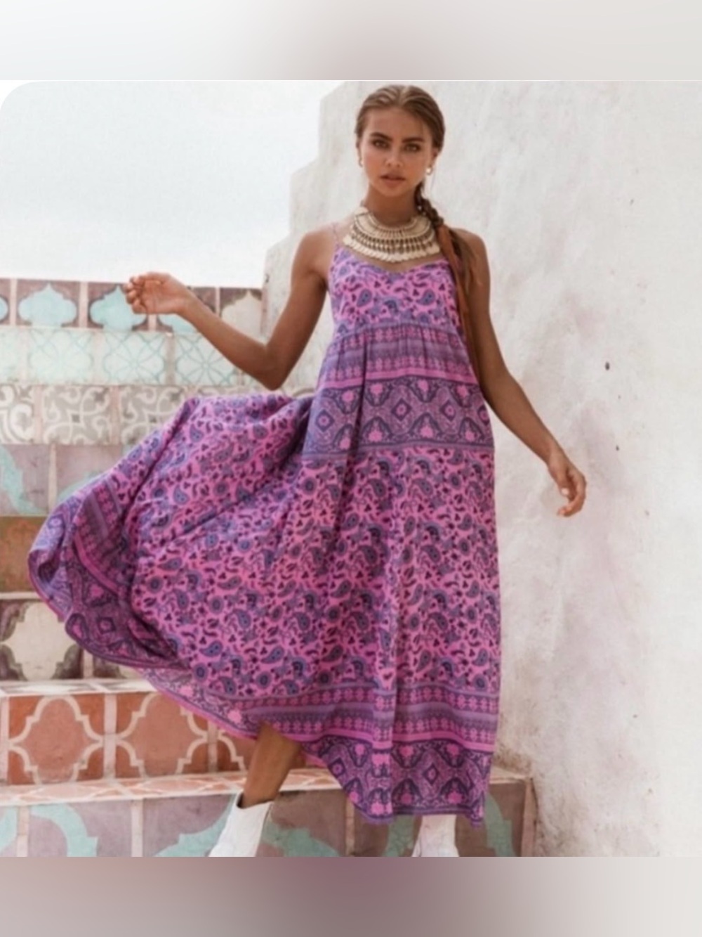Spell Journey Strappy Maxi / Midi Dress